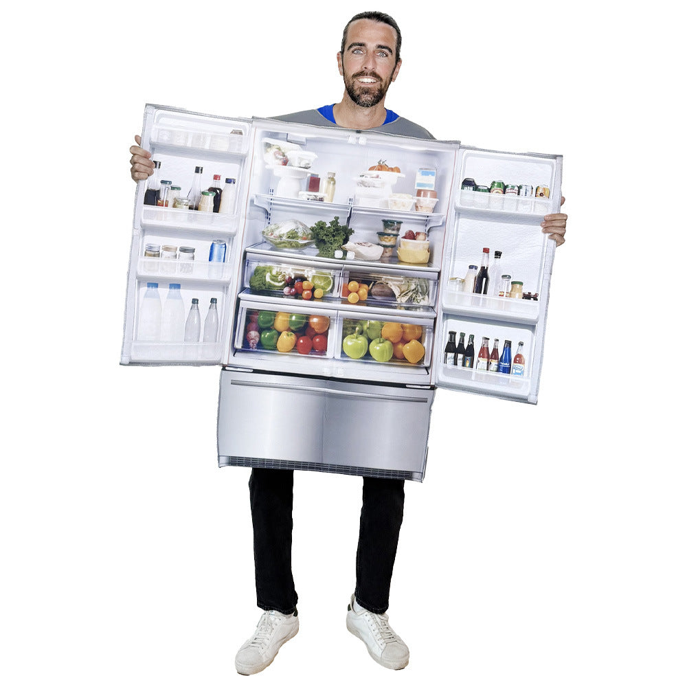 Erwachsene unisex Lustige Kostüme Kühlschrank Wasserspender Haushaltsgeräte Cosplay Funny Kostüm Outfits Halloween Karneval Anzug