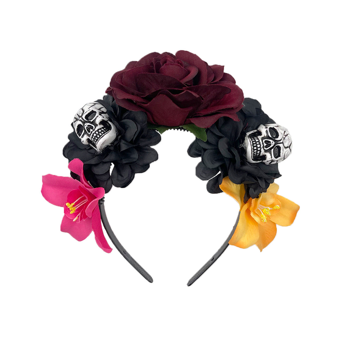 Tag der Toten Damen el Día de Muertos el Día de los Muertos Kopfbedeckung Halloween Karneval Party Zubehör