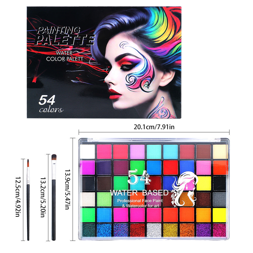 Aqua Make-up Schminkfarben – Wasseraktivierte Gesichts- & Körperfarbe für SFX Make-up und Cosplay