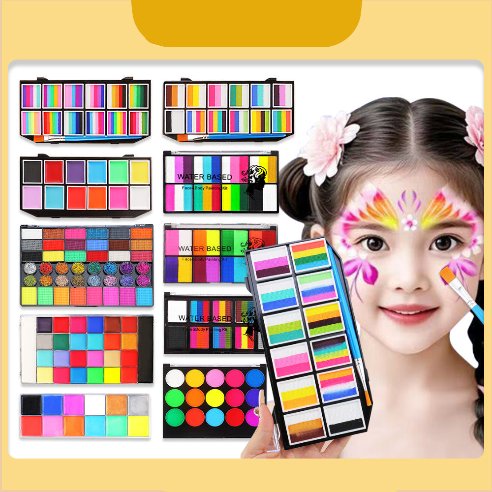 Aqua Make-up Schminkfarben – Wasseraktivierte Gesichts- & Körperfarbe für SFX Make-up und Cosplay