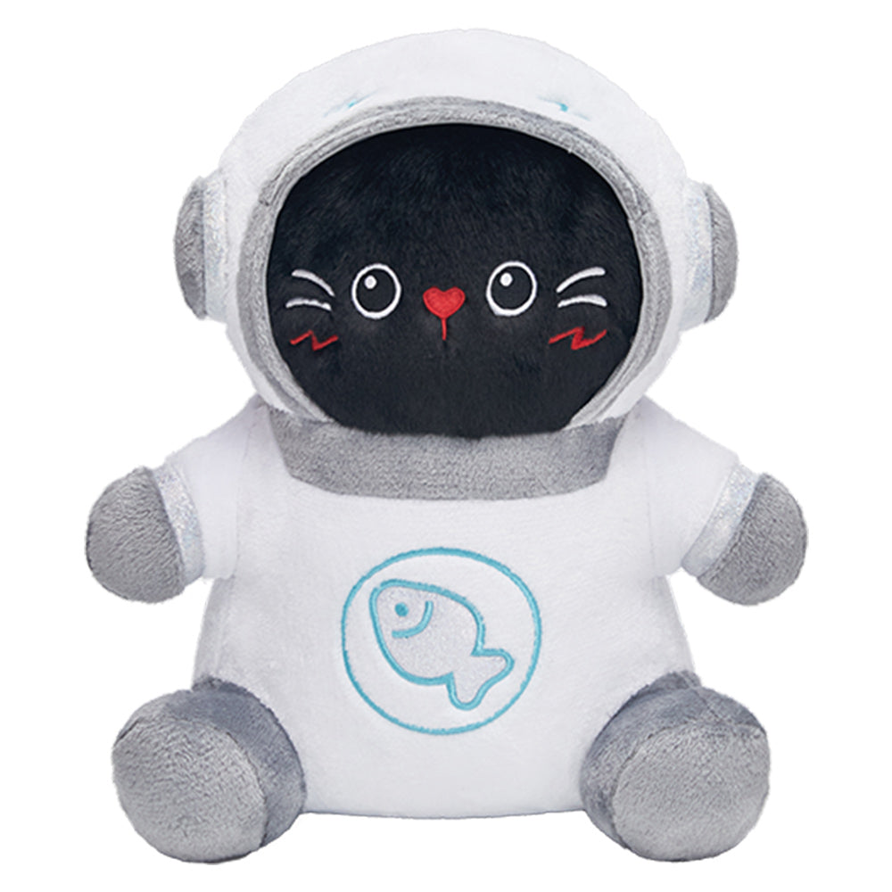 Astronaut schwarz Katze Plüschtiere Cartoon Plüschpuppen Geburtstag Weihnachten Geschenk
