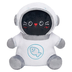 Astronaut schwarz Katze Plüschtiere Cartoon Plüschpuppen Geburtstag Weihnachten Geschenk