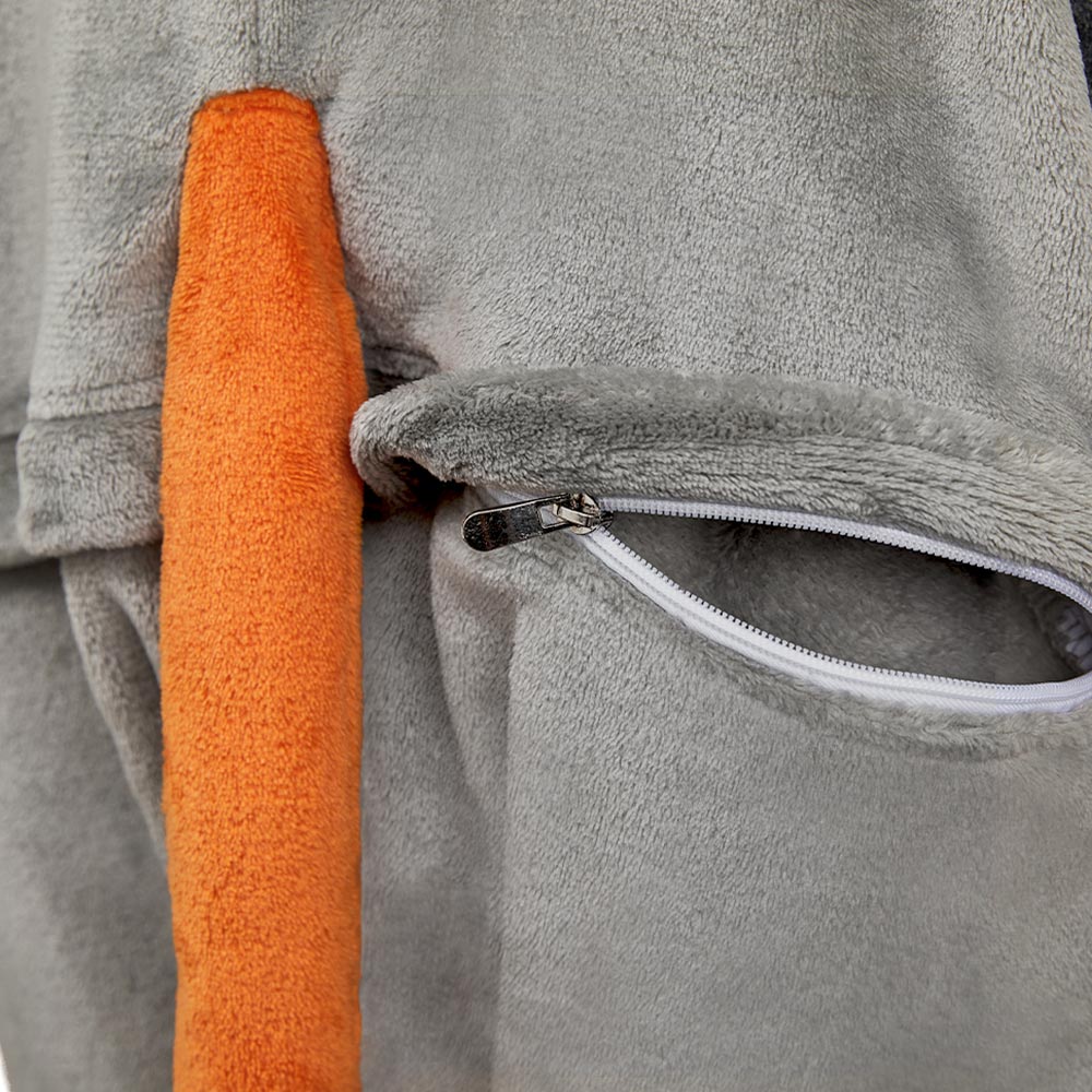 Baby/Kinder/Erwachsene Unisex Opossum kostüm Tier kostüm grau Schlafanzug einteiliger Pyjama