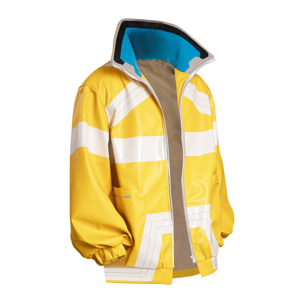 Cyberpunk David Martinez gelb Jacke Cosplay Kostüm Outfit