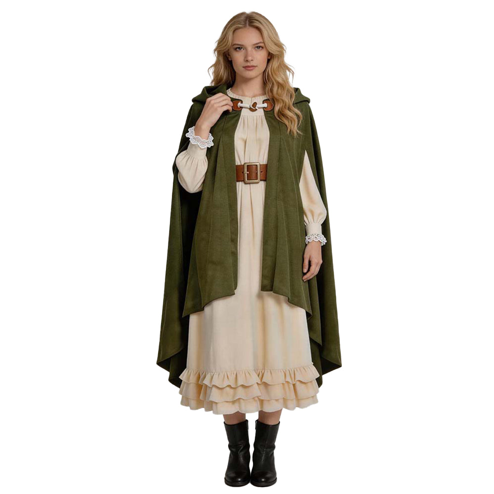 Der Herr der Ringe Der Hobbit grün Umhang Mittalterlicher Umhang