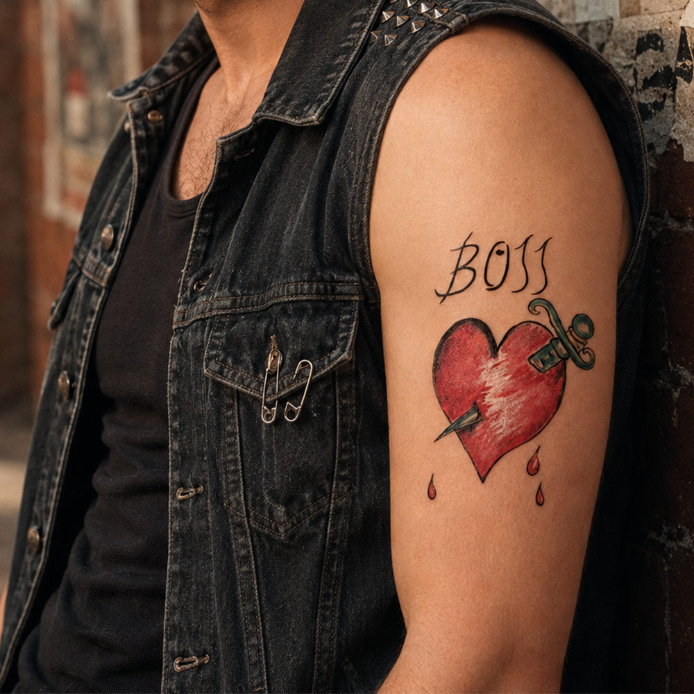 Dr. Frank-N-Furter Tattoo-Aufkleber The Rocky Horror Picture Show Halloween Karnevals Kostümbeschriftung