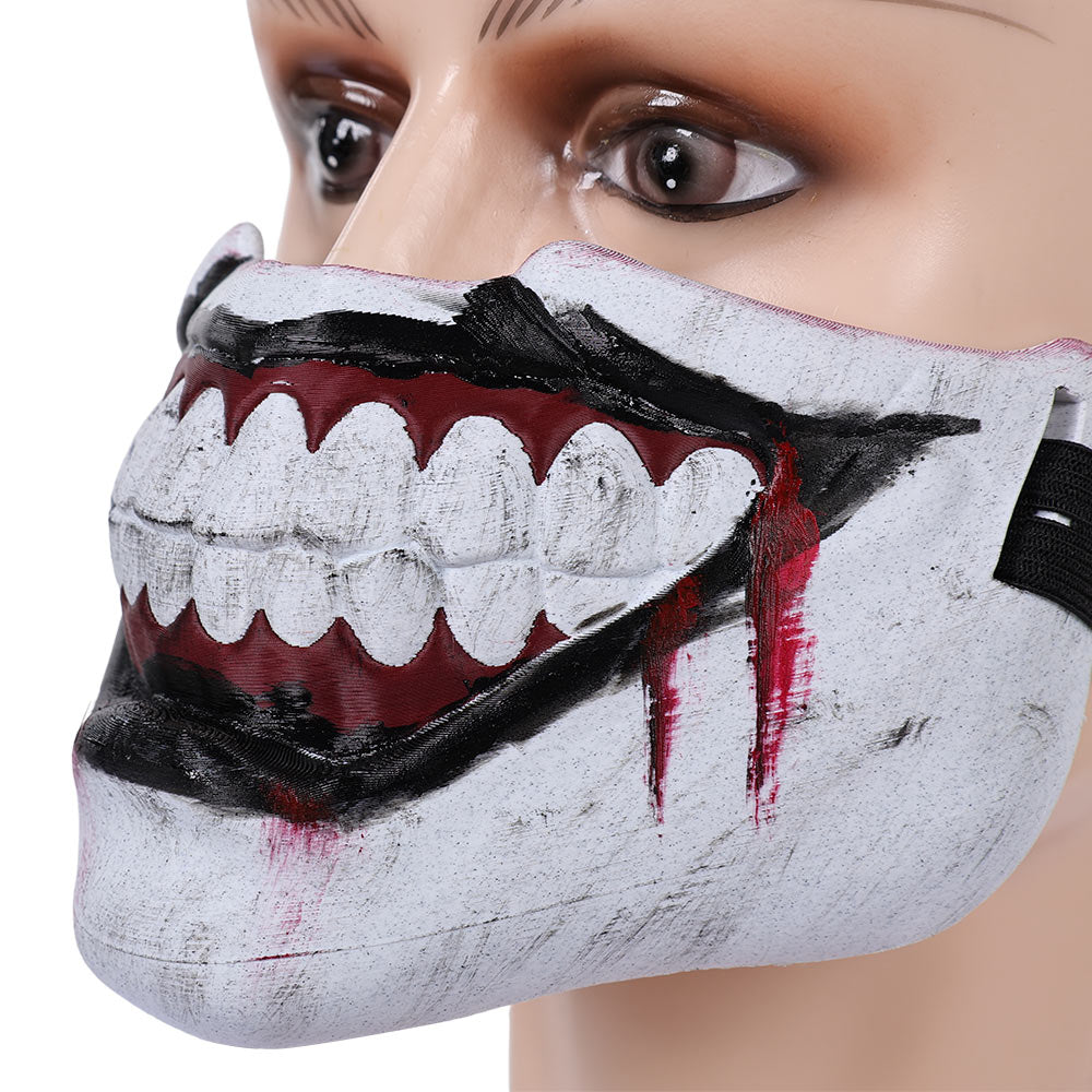 Erwachsene Twisty Maske Mundschutz Halloween Karenval Mottoparty Cosplay Props