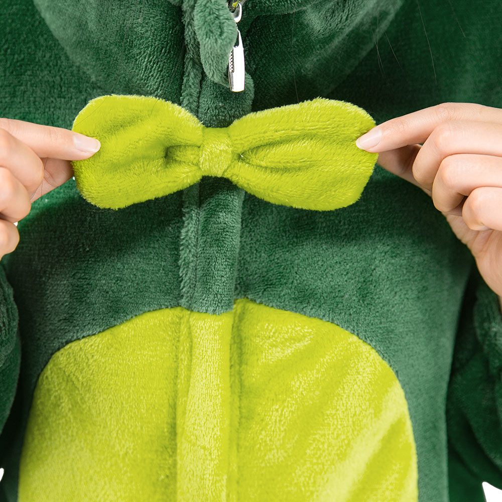 Erwachsene Unisex Avocado grün Schlafanzug einteiliger Pyjama