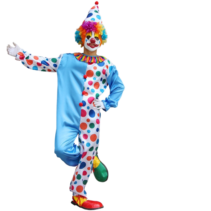 Erwachsene Clown Cosplay Kostüm Outfits Halloween Karneval Anzug