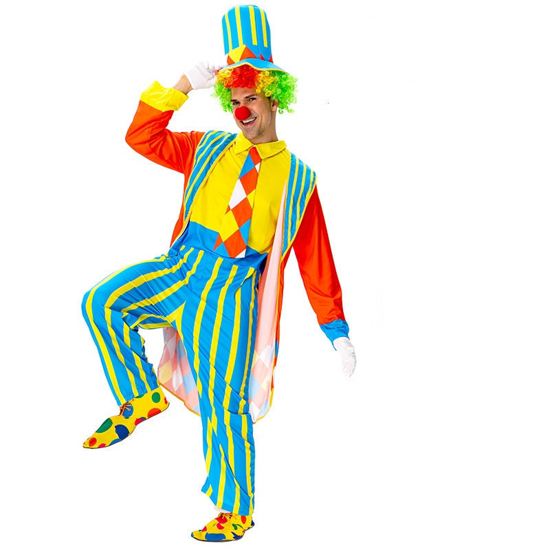 Erwachsene Clown Cosplay Kostüm Outfits Halloween Karneval Anzug