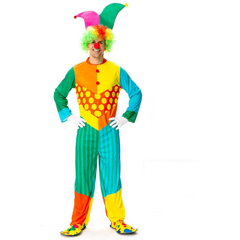 Erwachsene Clown Cosplay Kostüm Outfits Halloween Karneval Anzug
