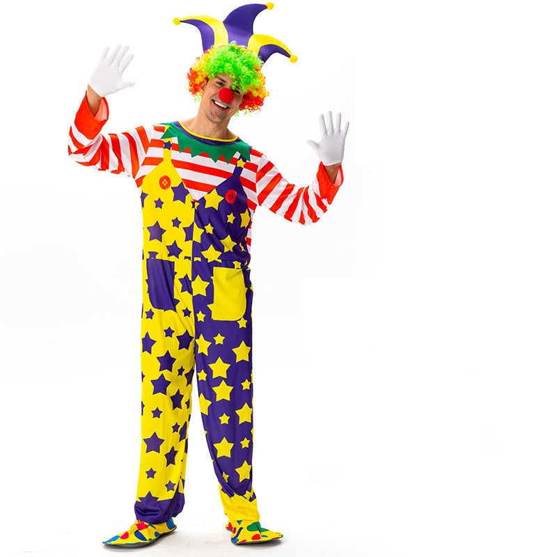 Erwachsene Clown Cosplay Kostüm Outfits Halloween Karneval Anzug