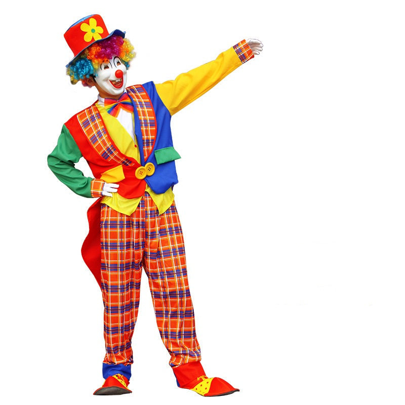 Erwachsene Clown Cosplay Kostüm Outfits Halloween Karneval Anzug