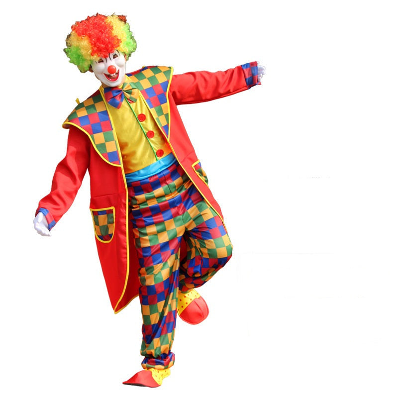 Erwachsene Clown Cosplay Kostüm Outfits Halloween Karneval Anzug