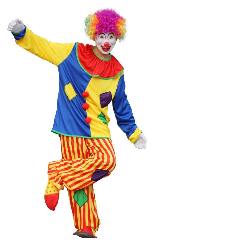 Erwachsene Clown Cosplay Kostüm Outfits Halloween Karneval Anzug