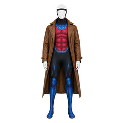 Gambit Kinder braun Kostüm X-Men '97 Gambit Junge Cosplay Outfit