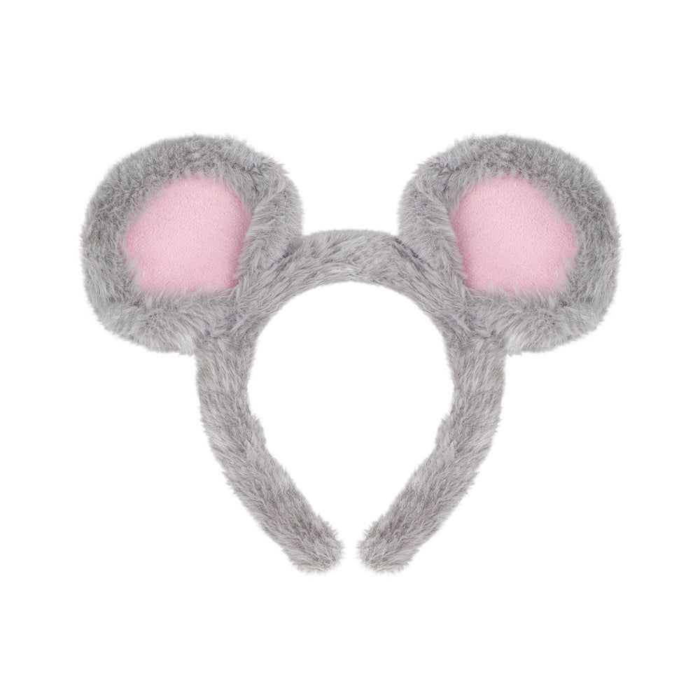 Haarreif Mausohren Haarreif Maus Plüsch Halloween Cosplay Karnevalsmaus Schmuck