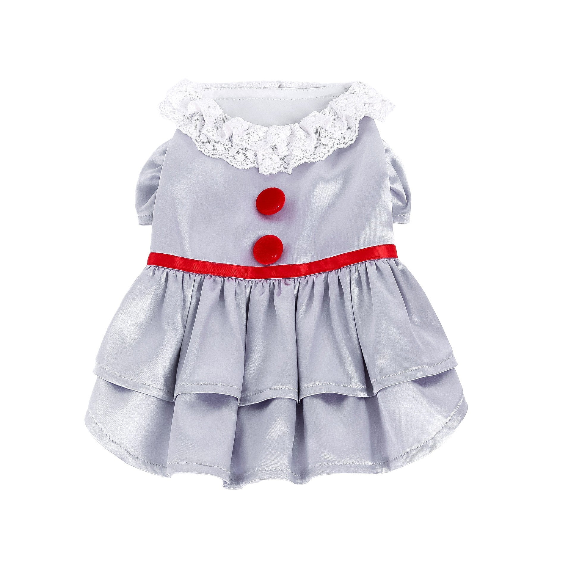 Halloween Haustier Kostüm Horror Clown – Es Clown Outfit für Hund & Katze