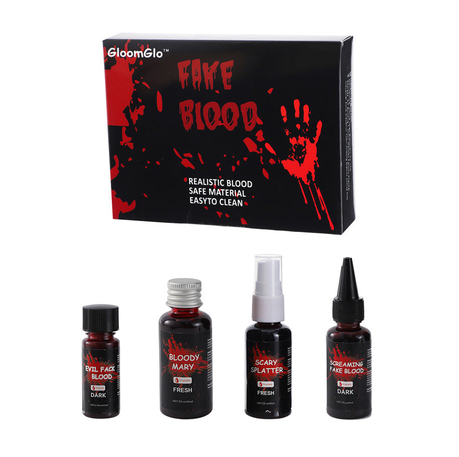 Halloween Kunstblut Spray – Realistisches Fake-Blut für Vampir & Zombie Horror-Make-up