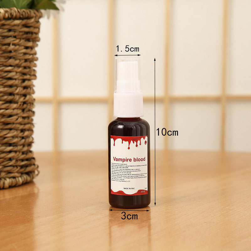 Halloween Kunstblut Spray – Realistisches Fake-Blut für Vampir & Zombie Horror-Make-up