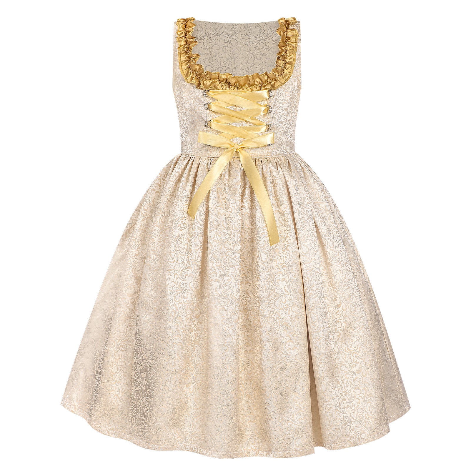 Hochwertiges Mädchen Dirndl 3-tlg. mit Stickerei - Edles Trachtenkleid für Oktoberfest & Fasching