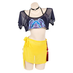 Damen Huntrix Kpop Demon Hunters Rumi Mira Zoey Bademode Cosplay Outfits