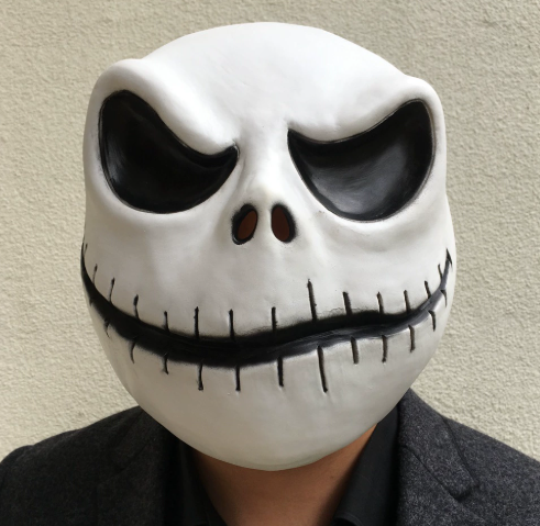 Kürbiskönig Jack Skellington Maske The Nightmare Before Christmas Der Albtraum vor Weihnachten Party Cosplay Latex Maske