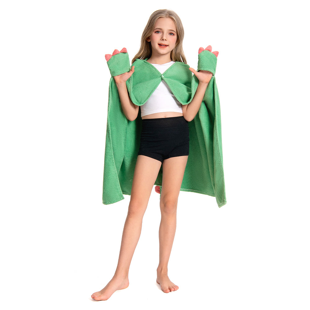 Kinder Dinosaurier Strandtücher mit Kapuze Tierkostüm Sommer Robe