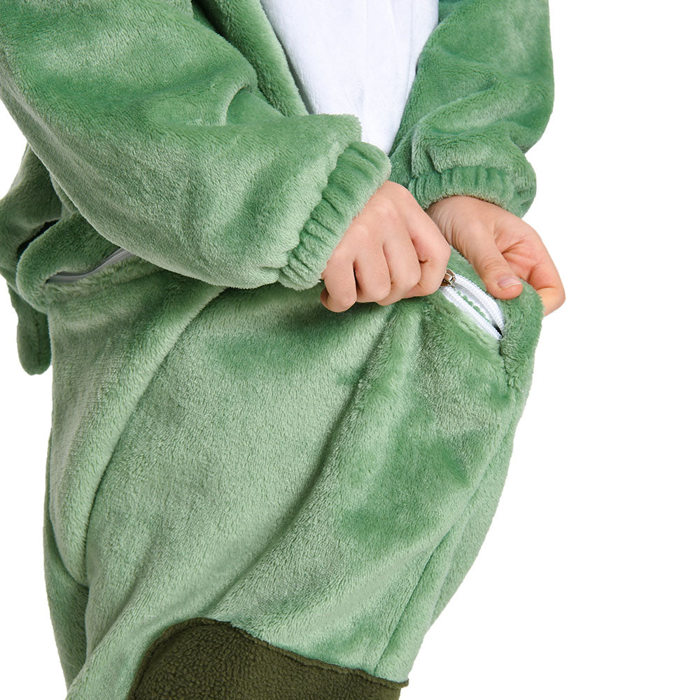 Kinder Dinosaurier Tierkostüm Dinosaurier Schlafanzug einteiliger Pyjama