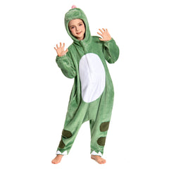 Kinder Dinosaurier Tierkostüm Dinosaurier Schlafanzug einteiliger Pyjama