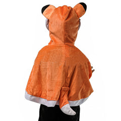 Kinder Fuchs Cape Jungen Mädchen Kostüm Halloween Karneval Party Outfit