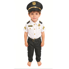Kinder Junge Polizei Kostüm Halloween Karneval Cosplay Outfit