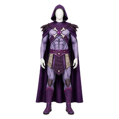 Kinder Jungen Skeletor lila Kostüm Set Masters of the Universe Skeletor Cosplay Outfit