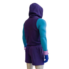 Kinder Jungen Skeletor lila Kostüm Set Masters of the Universe Skeletor Cosplay Outfit