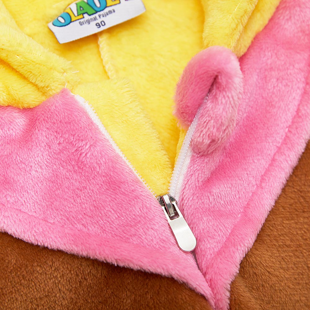 Kinder Löwe Tierkostüm Schlafanzug einteiliger Pyjama Bademäntel für Weihnachten Pajama Party