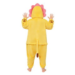 Kinder Löwe Tierkostüm Schlafanzug einteiliger Pyjama Bademäntel für Weihnachten Pajama Party