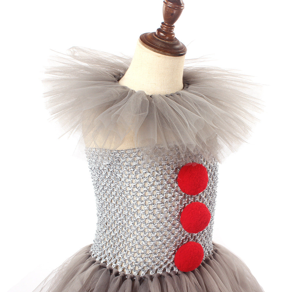 Kinder Mädchen Pennywise tutu Kleid Es Clown Cosplay Kostüm Halloween Karneval Party Anzug