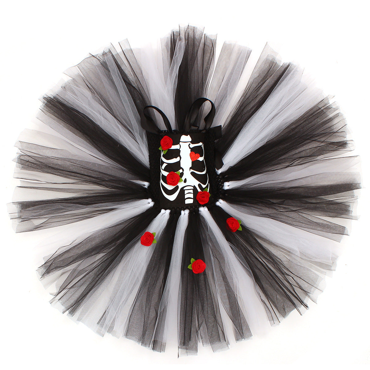 Kinder Mädchen Zombie tutu Kleid Cosplay Kostüm Halloween Karneval Party Anzug