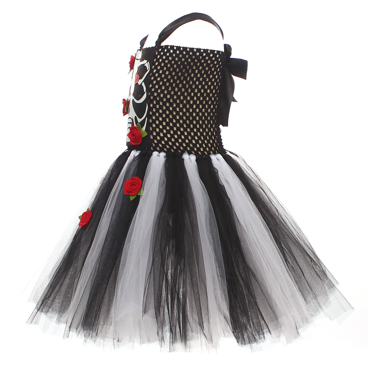 Kinder Mädchen Zombie tutu Kleid Cosplay Kostüm Halloween Karneval Party Anzug