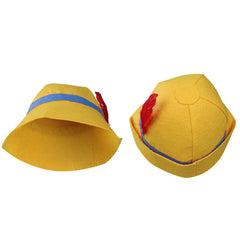 Kinder Pinocchio gelb Hut Requisite für Mottoparty Fasching