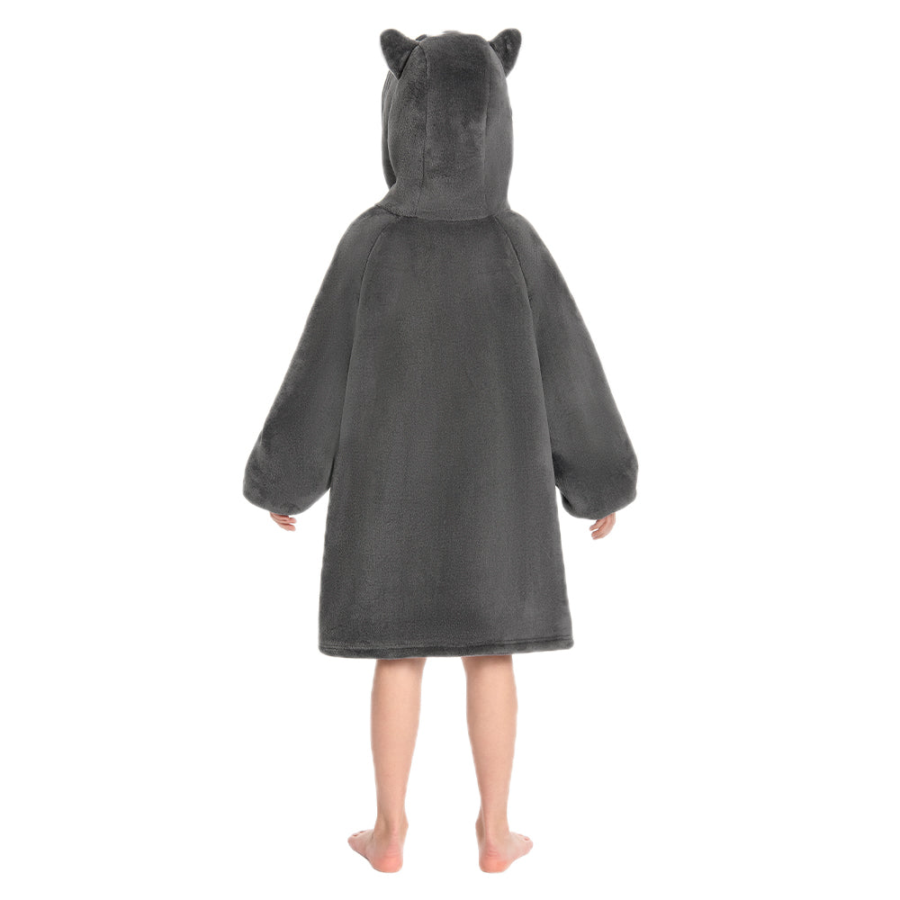 Kinder Waschbär tragbar Decke mit Kapuze Waschbär Robe Homewear