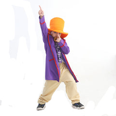 Kinder Charlie Und Die Schokoladenfabrik Charlie Cosplay Kostüm Halloween Karneval Outfit