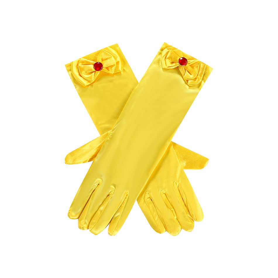 Kinder Mädchen Prinzessinnen-Accessoires Masken Stirnbänder Halsketten Halloween und Karneval