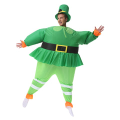 St. Patrick Cosplay Aufblasbares Kostüm Aufblasen Fancy Party Halloween Karneval Party Anzug
