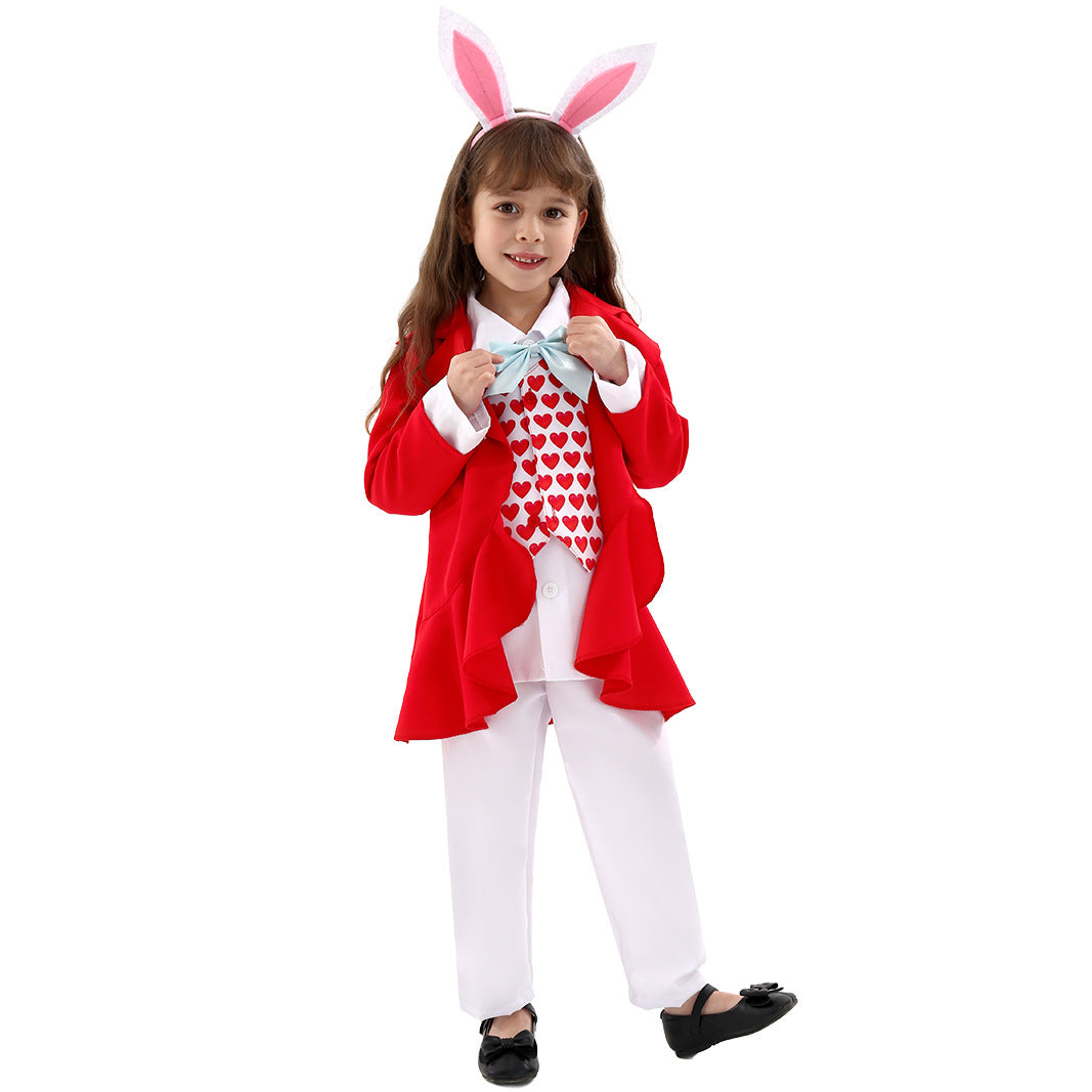 Kinder Osterhasen Cosplay Kostüm Party Outfit Halloween Kostüm