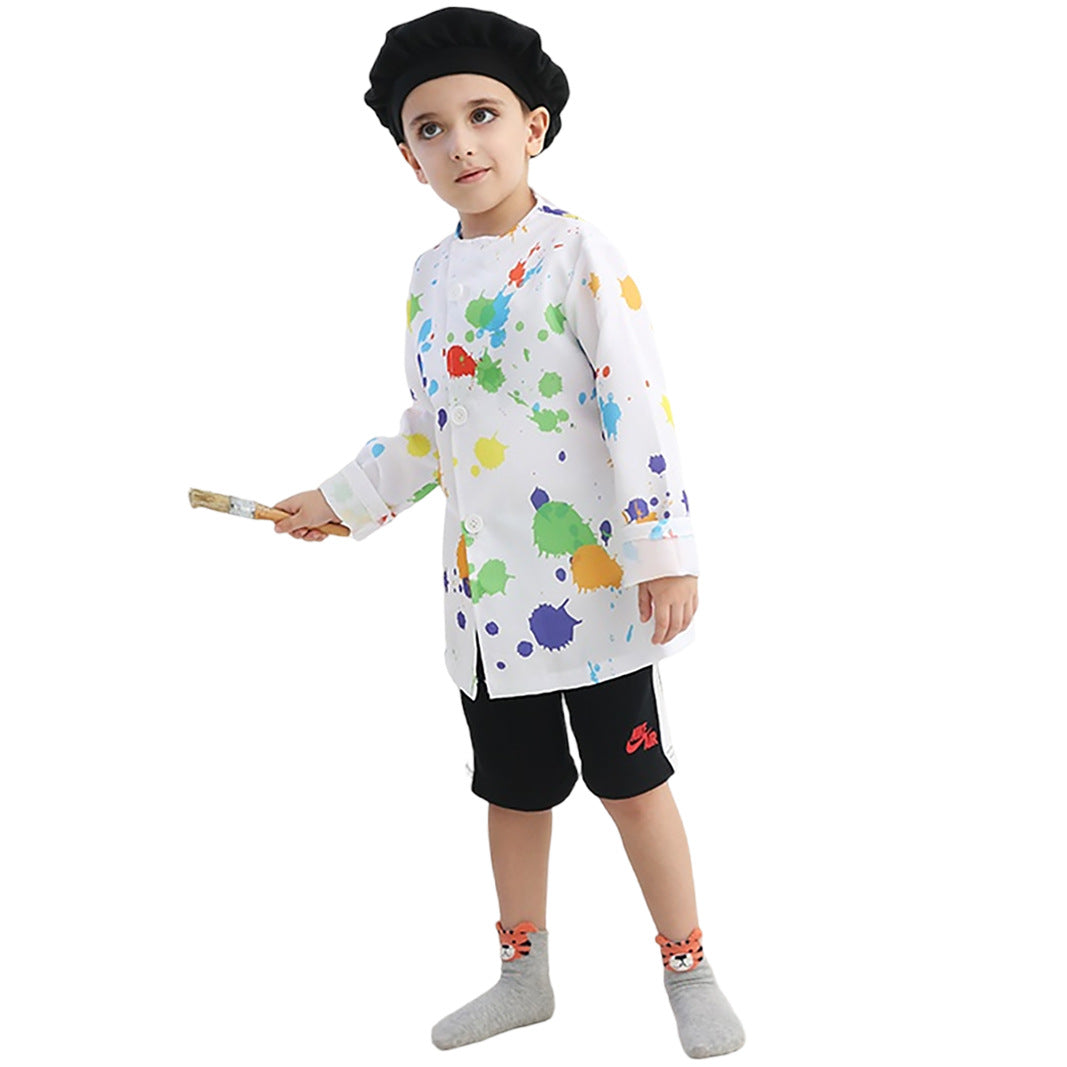 Kinder Maler Cosplay Kostüm Kindergarten Bühne Performance Kostüm
