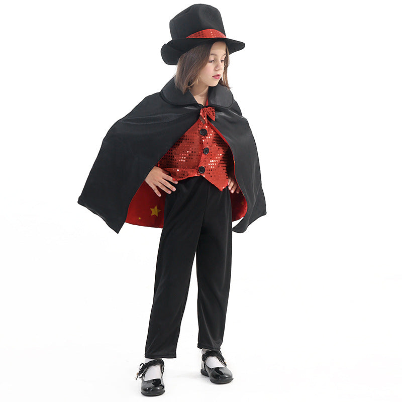 Kinderbühnenkostüme Zauberer Bühnenkostüme, Berufskostüme Cosplay Kostüm Kindergartenpartys&nbsp;