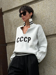 unisex Erwachsene Pullover CCCP