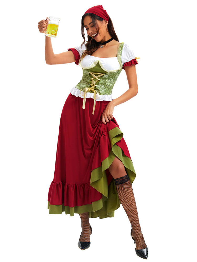Damen Oktoberfest München Bierfest Kleid Halloween Karneval Party Anzug