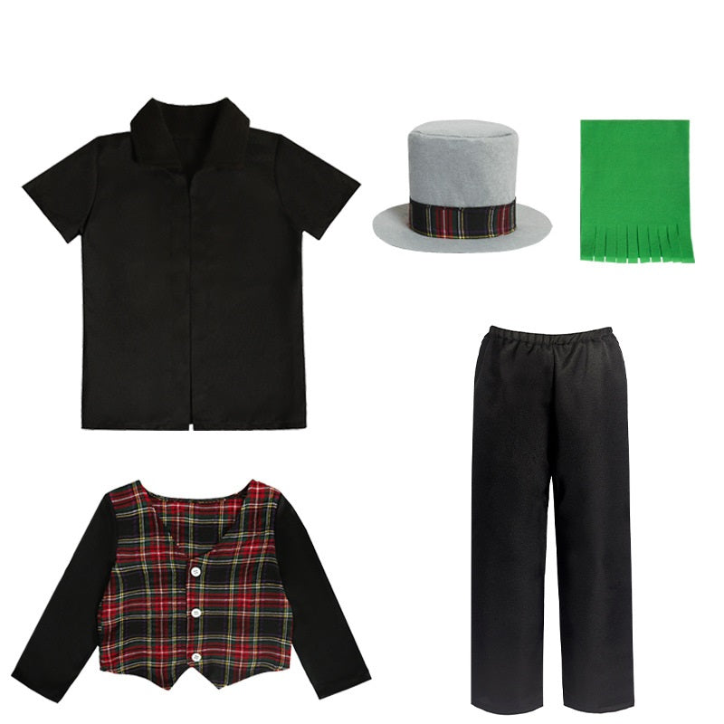 Kinder Retro St. Patrick's Day Cosplay Kostüm Outfits Halloween Karneval Anzug